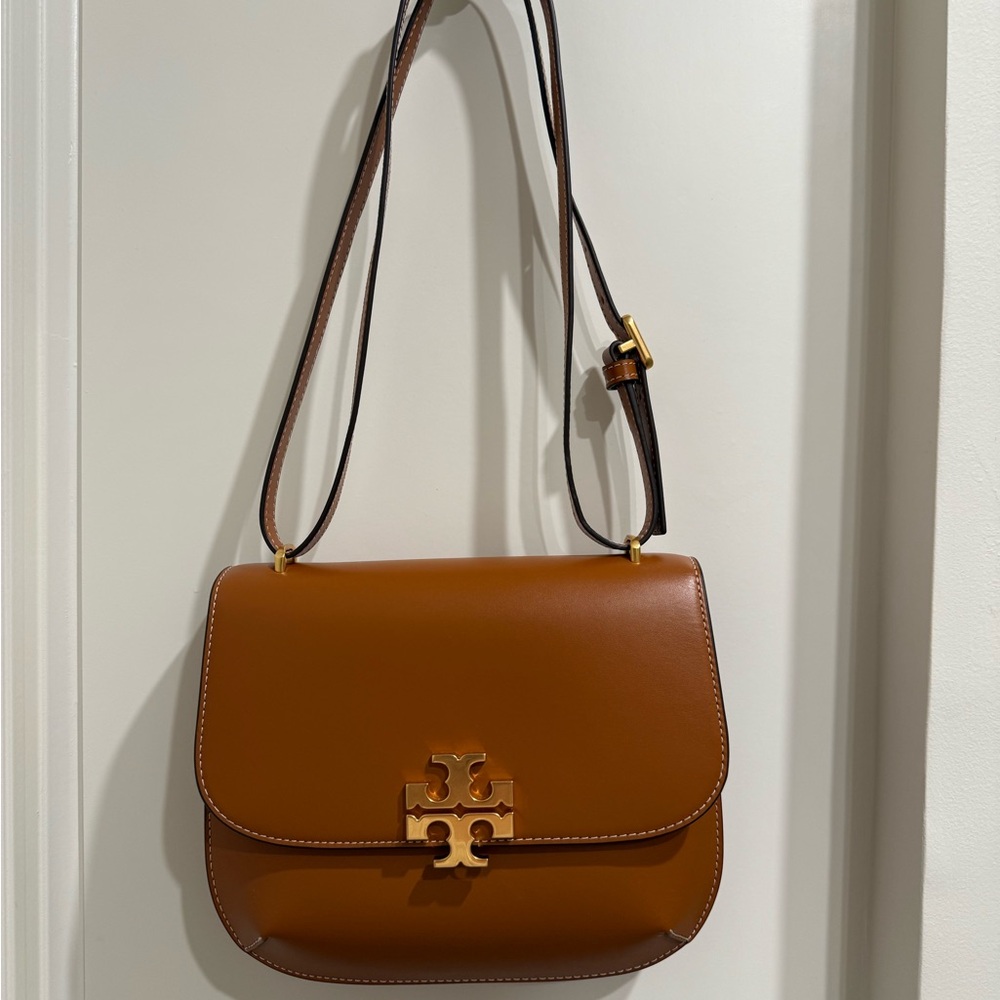 Tory Burch Tan Leather Crossbody Bag